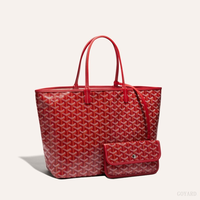 Goyard SAINT LOUIS PM BAG Tote Veske Rød | GY-DPE2364