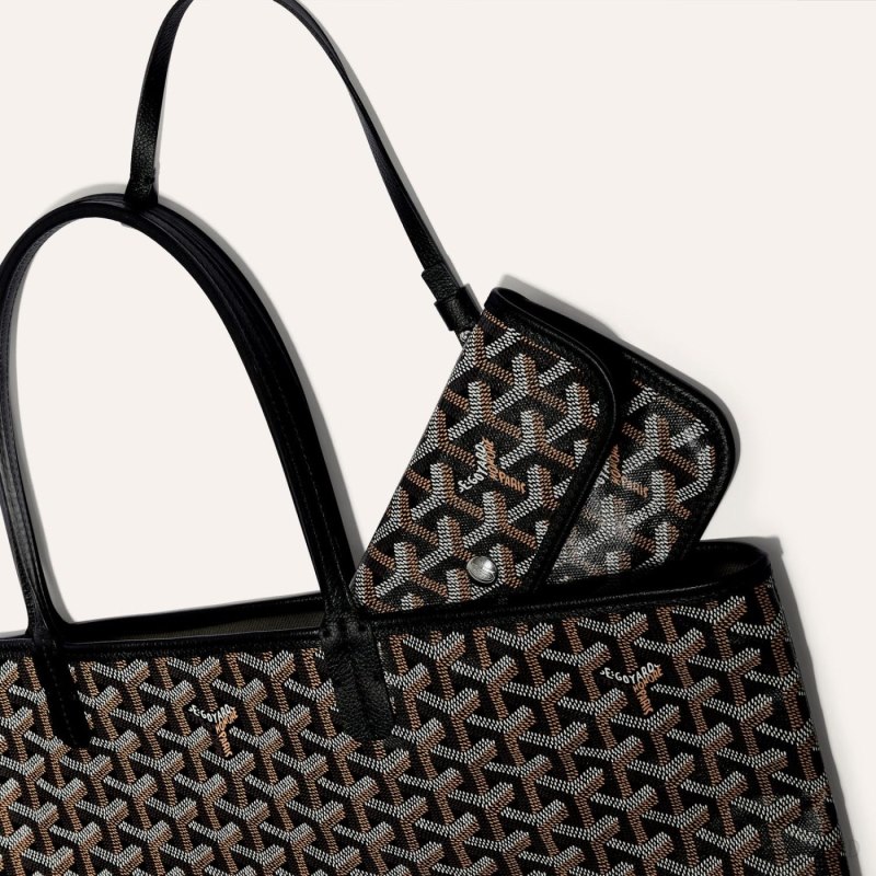 Goyard SAINT LOUIS PM BAG Tote Veske Svarte | GY-OPW7139