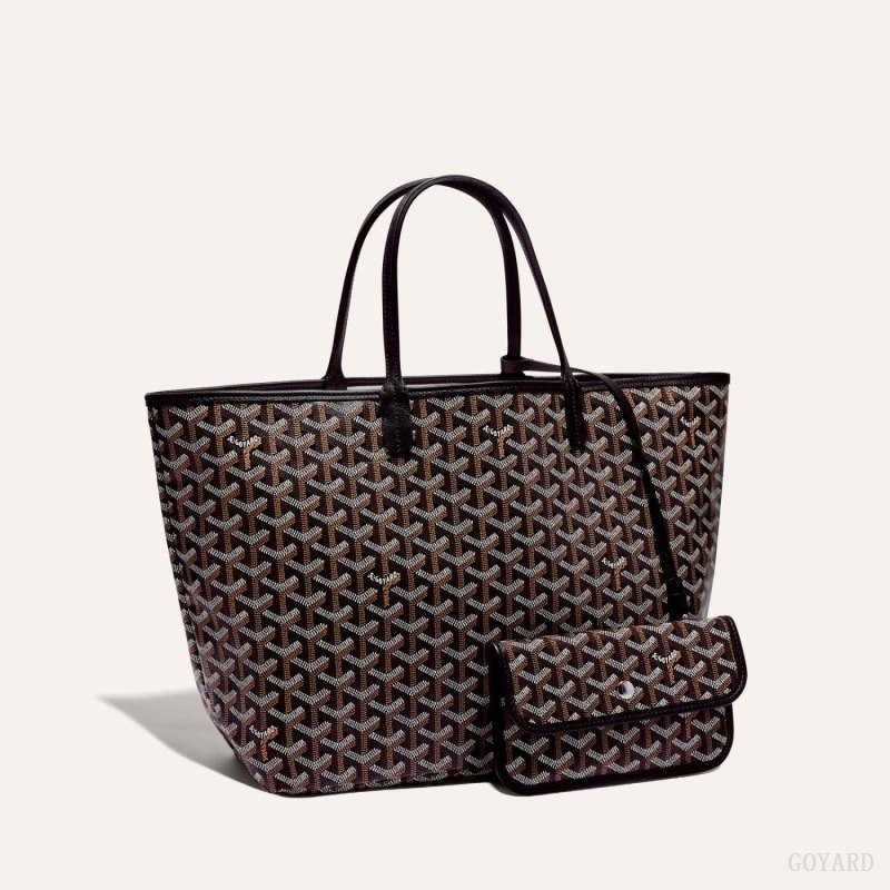 Goyard SAINT LOUIS PM BAG Tote Veske Svarte | GY-OPW7139