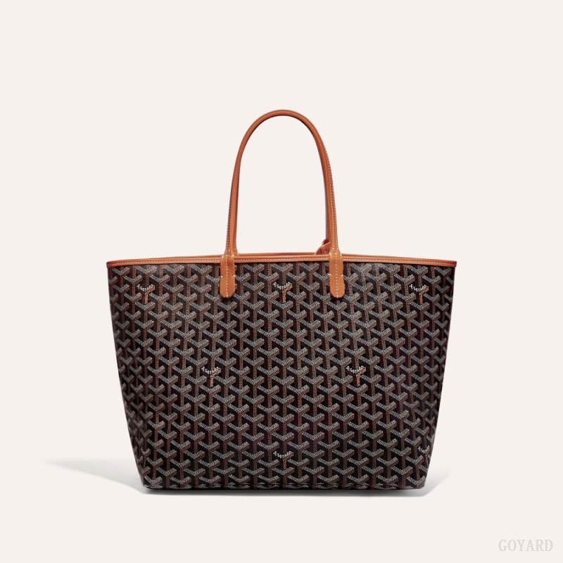 Goyard SAINT LOUIS PM BAG Tote Veske Svarte Brune | GY-OLQ7651