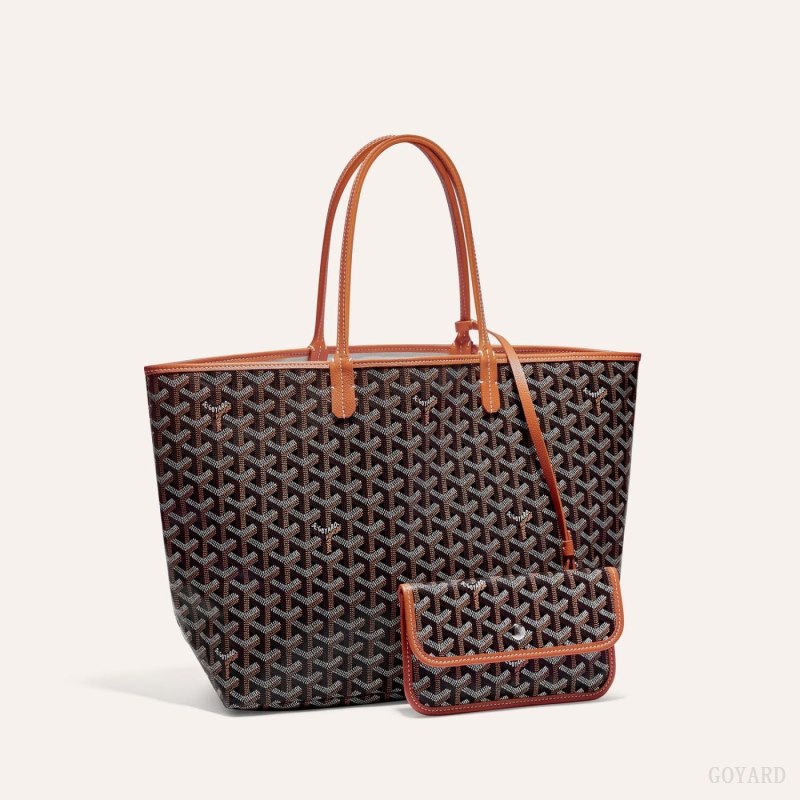 Goyard SAINT LOUIS PM BAG Tote Veske Svarte Brune | GY-OLQ7651