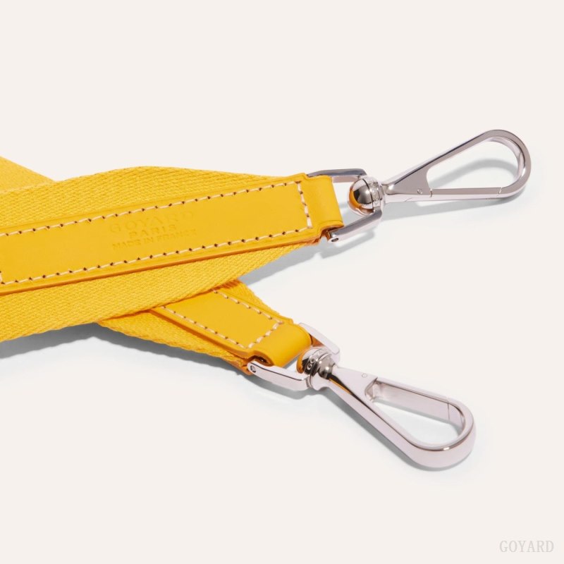 Goyard SANGLE MM STRAP Veskestropp Gul | GY-LNK8015
