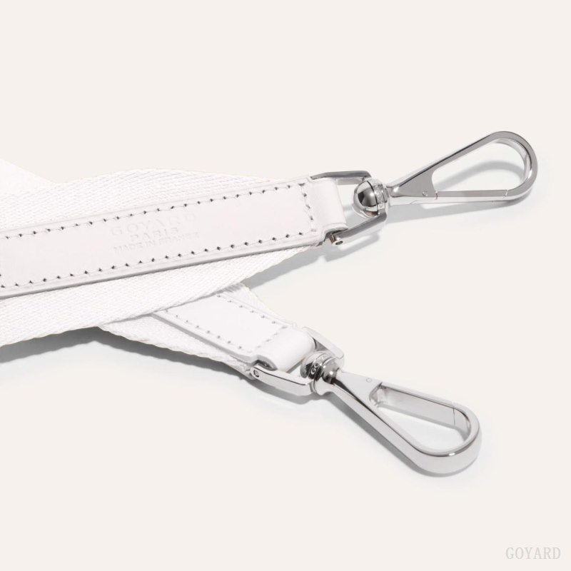 Goyard SANGLE MM STRAP Veskestropp Hvite | GY-IYI3459