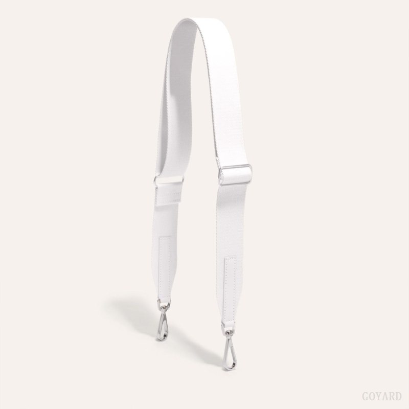 Goyard SANGLE MM STRAP Veskestropp Hvite | GY-IYI3459