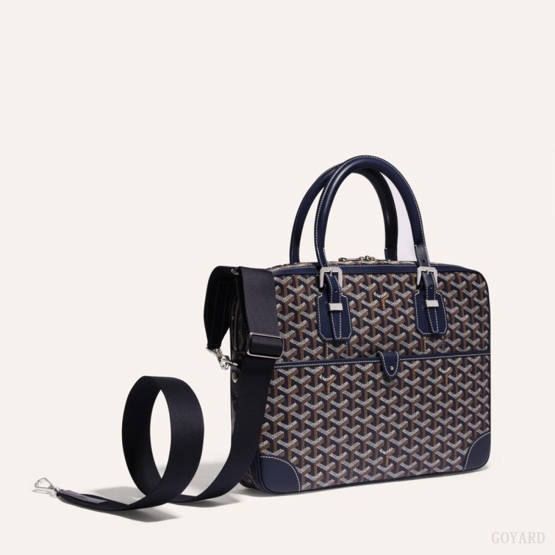 Goyard SANGLE MM STRAP Veskestropp Marineblå Blå | GY-IEF5822