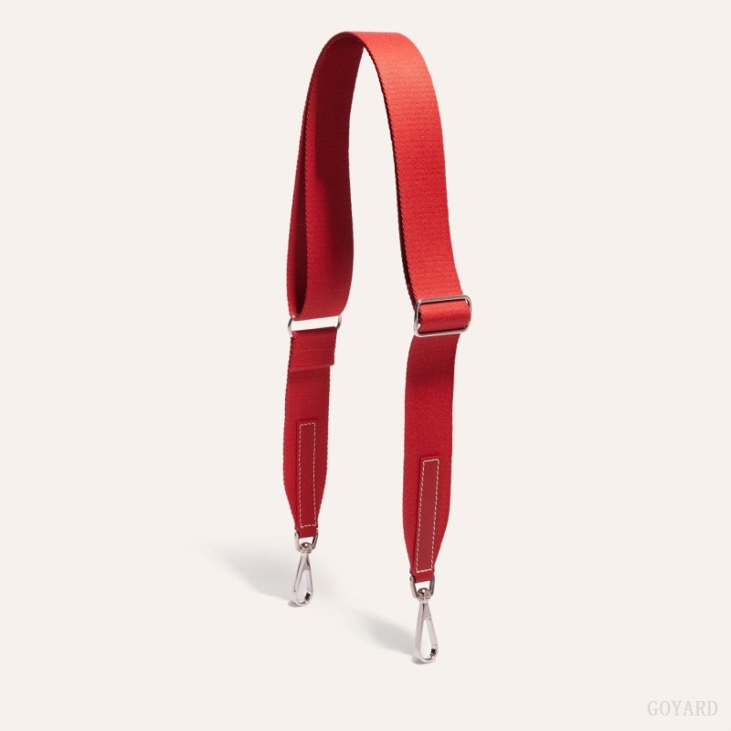 Goyard SANGLE MM STRAP Veskestropp Rød | GY-FUD5131