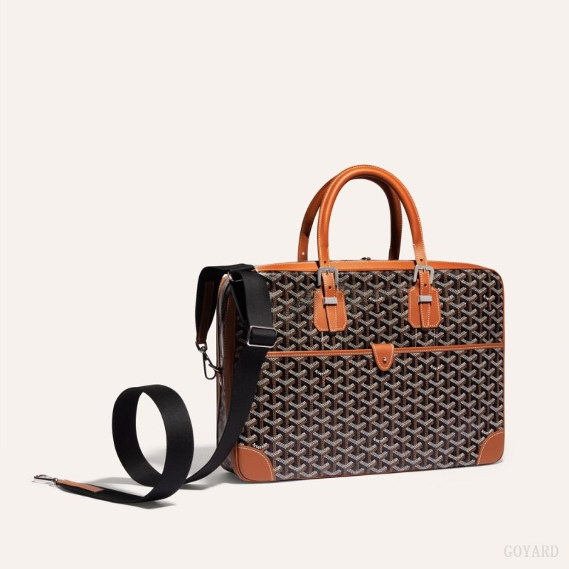 Goyard SANGLE MM STRAP Veskestropp Svarte Brune | GY-CUP5402