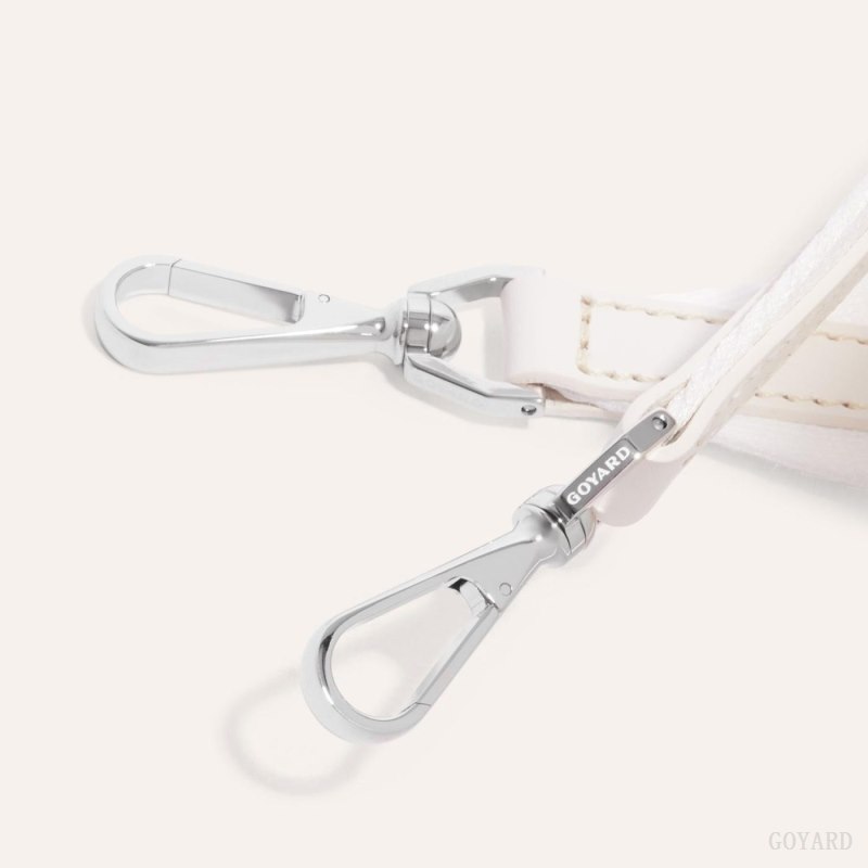 Goyard SANGLE PM STRAP Veskestropp Hvite | GY-RSC2206