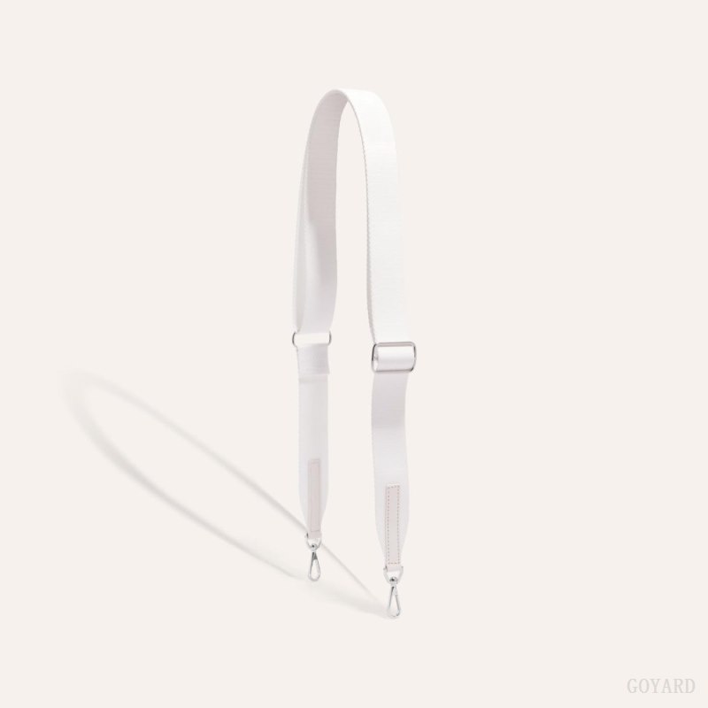 Goyard SANGLE PM STRAP Veskestropp Hvite | GY-RSC2206