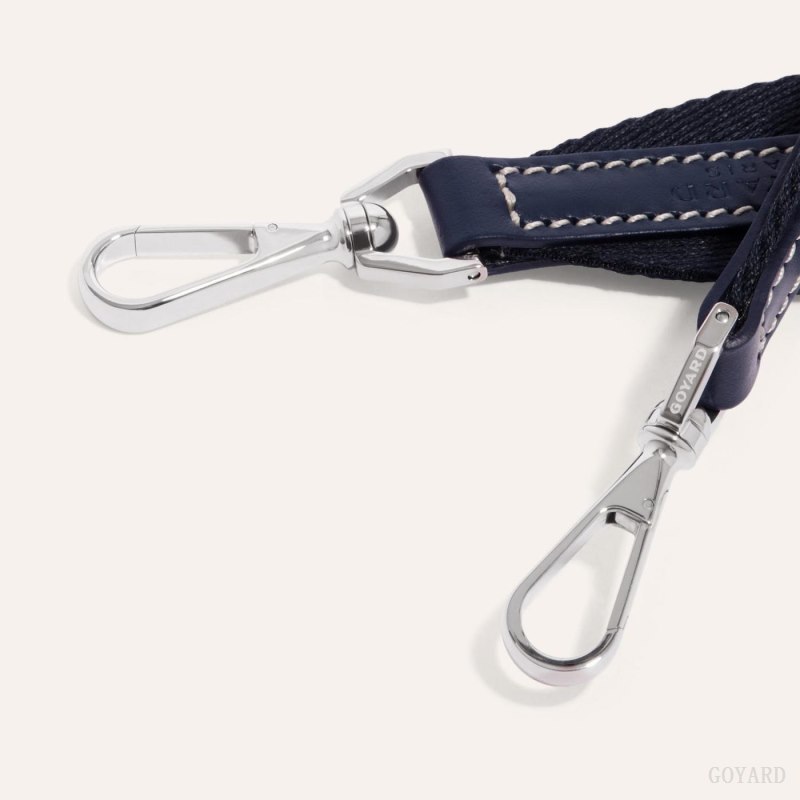 Goyard SANGLE PM STRAP Veskestropp Marineblå Blå | GY-XON5861