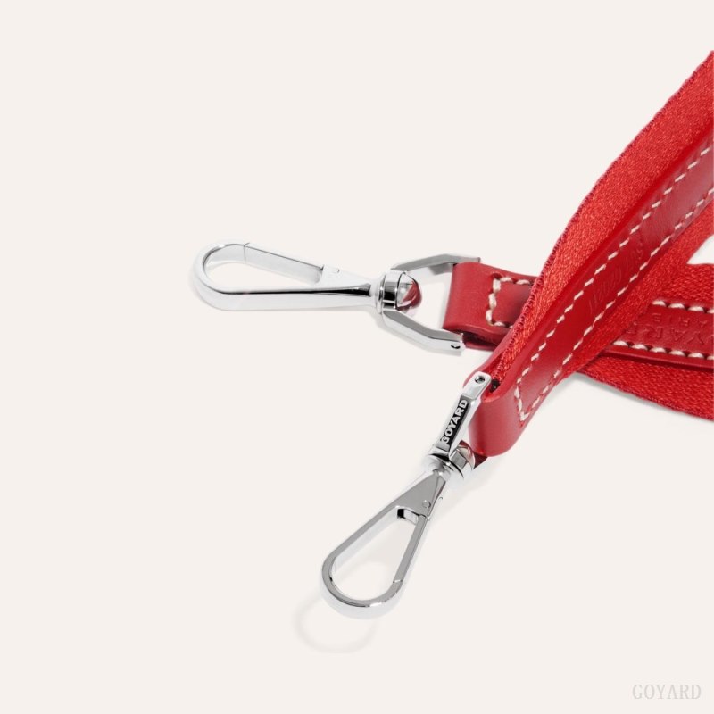 Goyard SANGLE PM STRAP Veskestropp Rød | GY-DGE2290