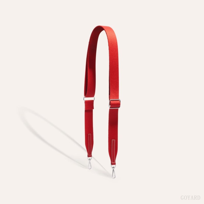 Goyard SANGLE PM STRAP Veskestropp Rød | GY-DGE2290