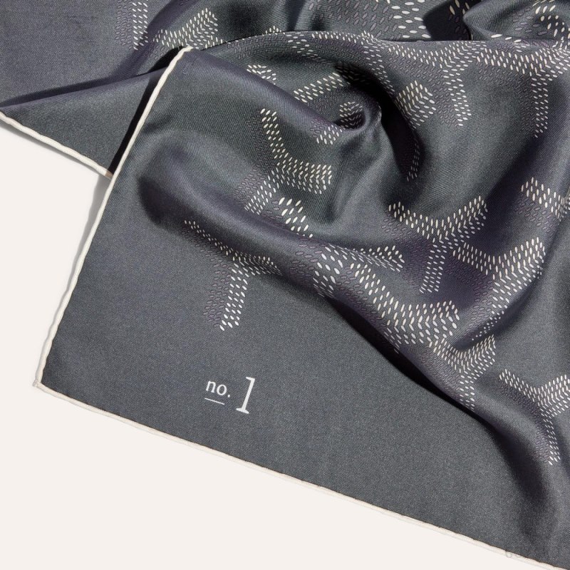 Goyard SCARF N°1 Skjerf Grå | GY-DJV4480