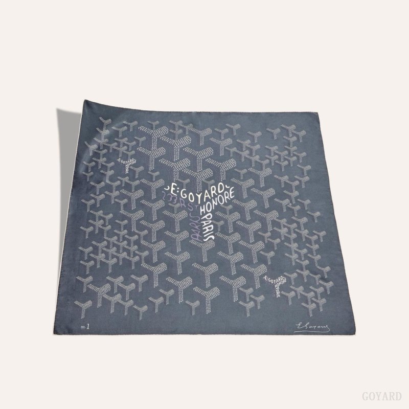 Goyard SCARF N°1 Skjerf Grå | GY-DJV4480