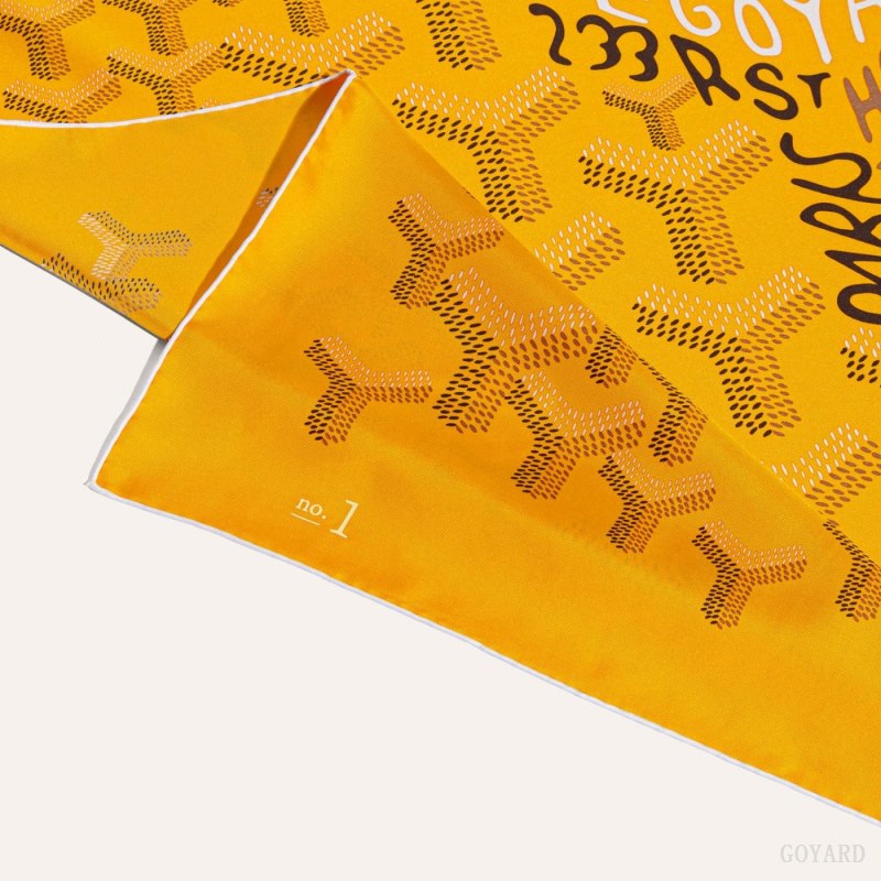 Goyard SCARF N°1 Skjerf Gul | GY-EKK8794