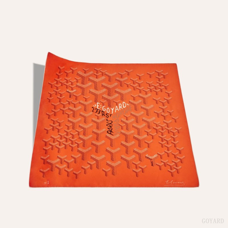 Goyard SCARF N°1 Skjerf Oransje | GY-CIJ1262