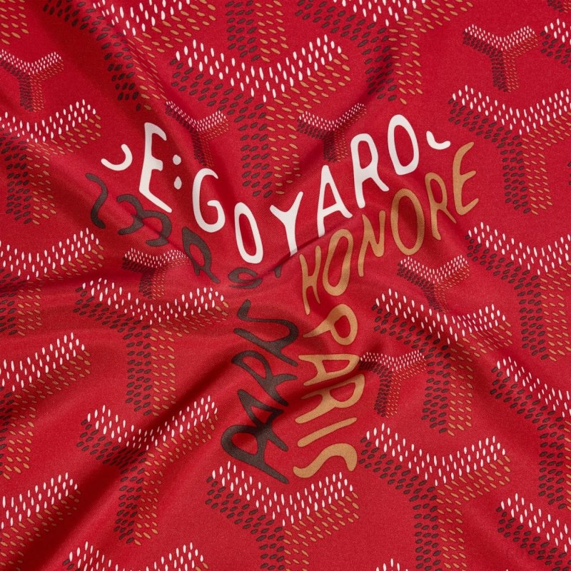 Goyard SCARF N°1 Skjerf Rød | GY-IBO6355