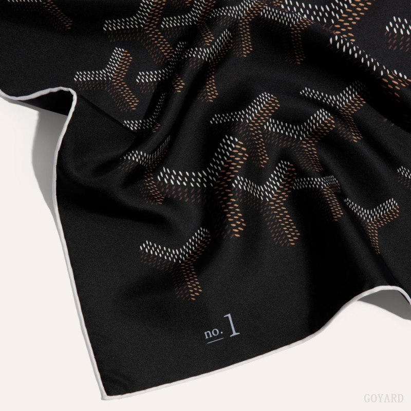 Goyard SCARF N°1 Skjerf Svarte | GY-XXB0189