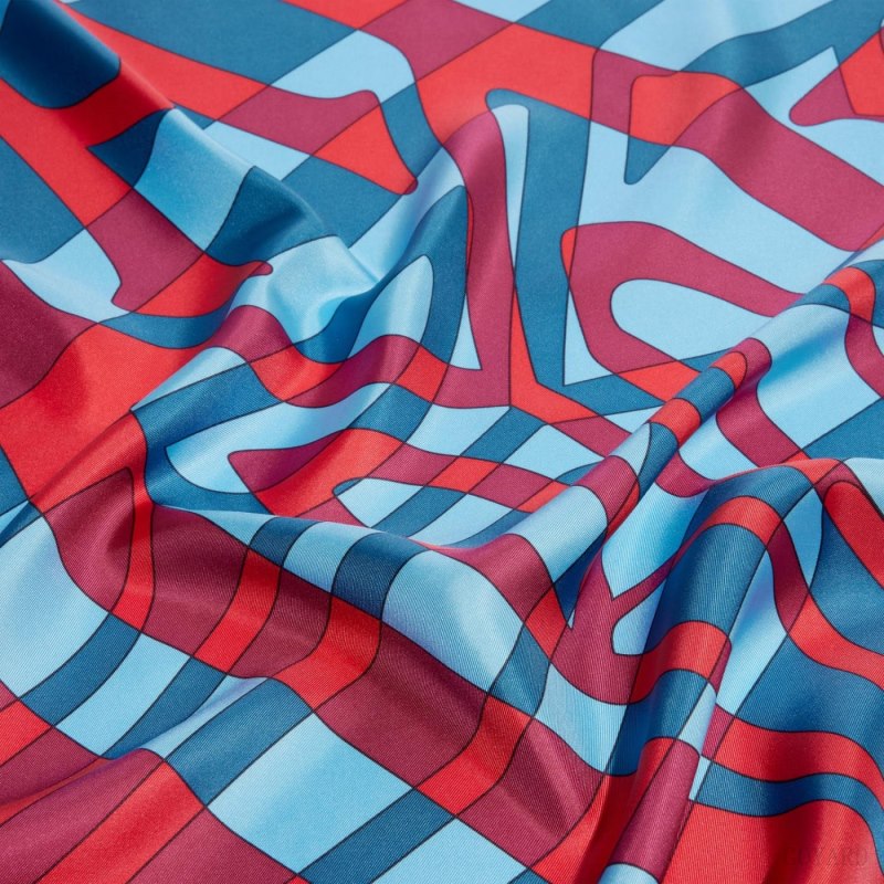 Goyard SCARF N°2 Skjerf Blå Rød | GY-DDK6308