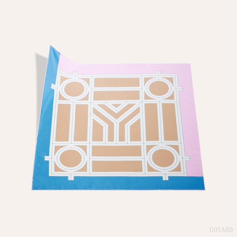 Goyard SCARF N°4 Skjerf Rosa Rød | GY-DRE8951