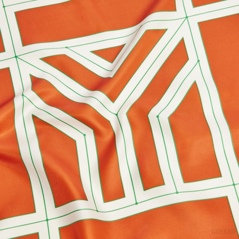 Goyard SCARF N°4 Skjerf Rosa Rød | GY-DRE8951