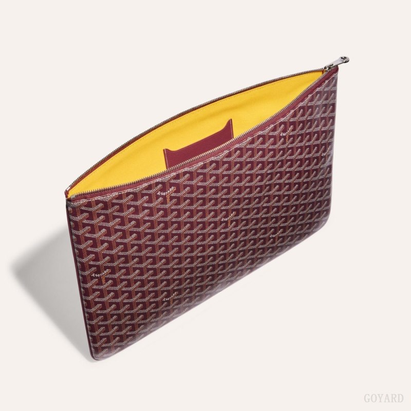 Goyard SENAT GM DOCUMENT CASE Pouches Burgunder | GY-YLF0998