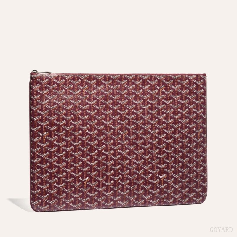 Goyard SENAT GM DOCUMENT CASE Pouches Burgunder | GY-YLF0998