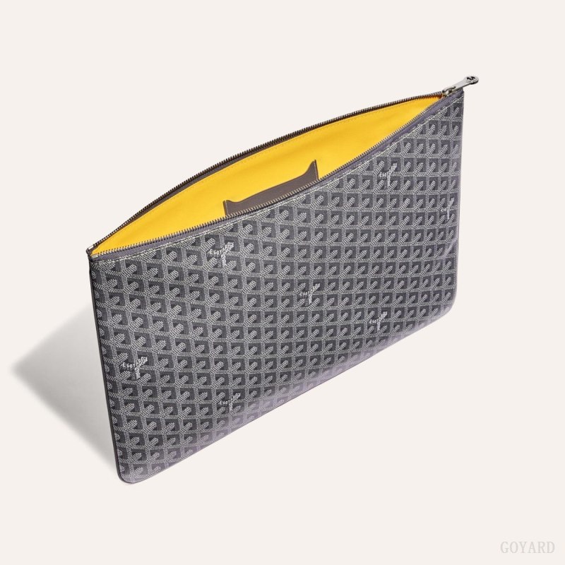 Goyard SENAT GM DOCUMENT CASE Pouches Grå | GY-NKD5922