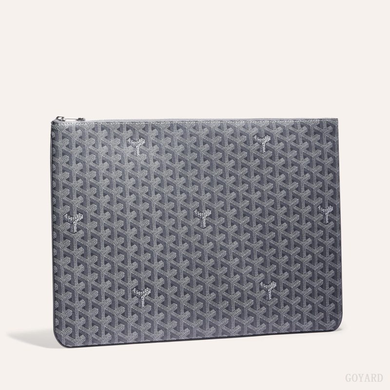 Goyard SENAT GM DOCUMENT CASE Pouches Grå | GY-NKD5922