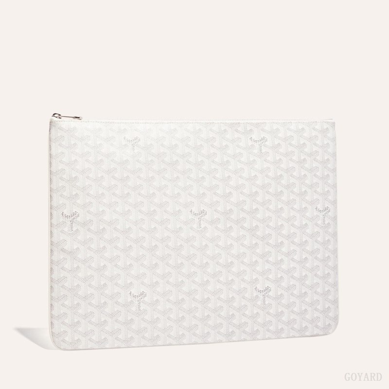 Goyard SENAT GM DOCUMENT CASE Pouches Hvite | GY-TYO1903