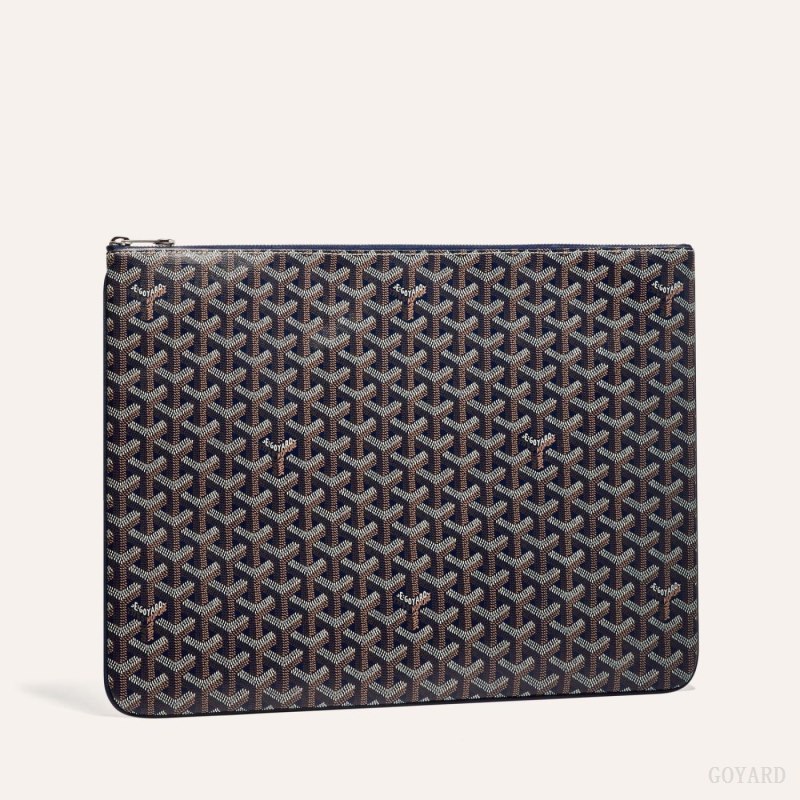 Goyard SENAT GM DOCUMENT CASE Pouches Marineblå Blå | GY-YIH5757