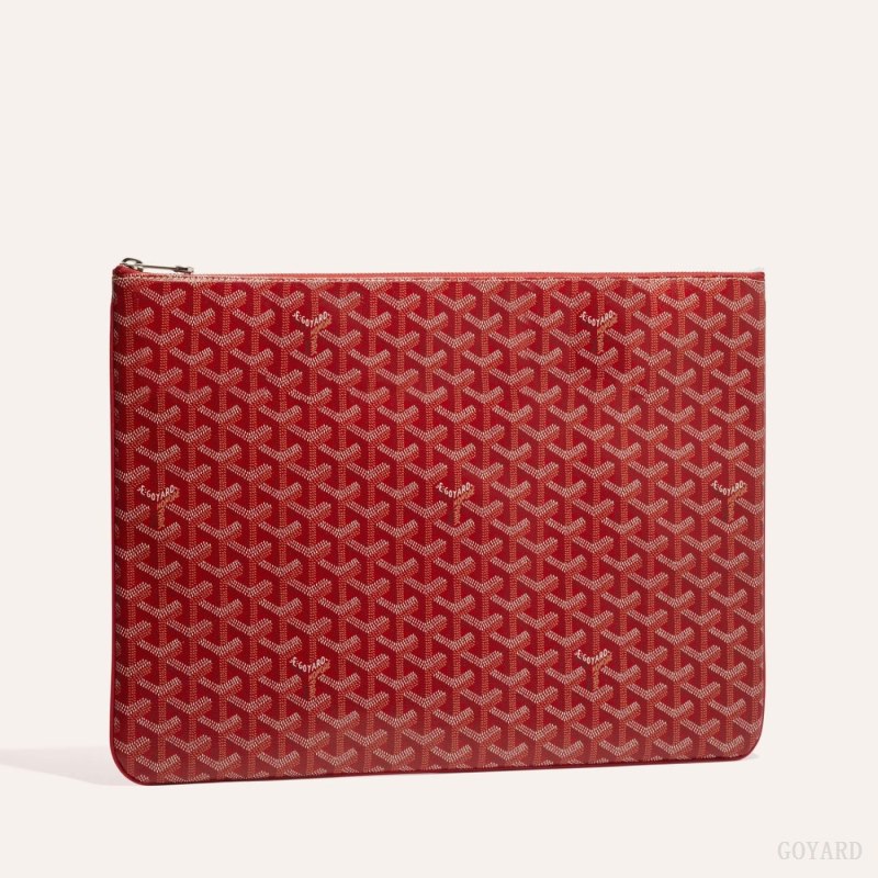 Goyard SENAT GM DOCUMENT CASE Pouches Rød | GY-JRG3728