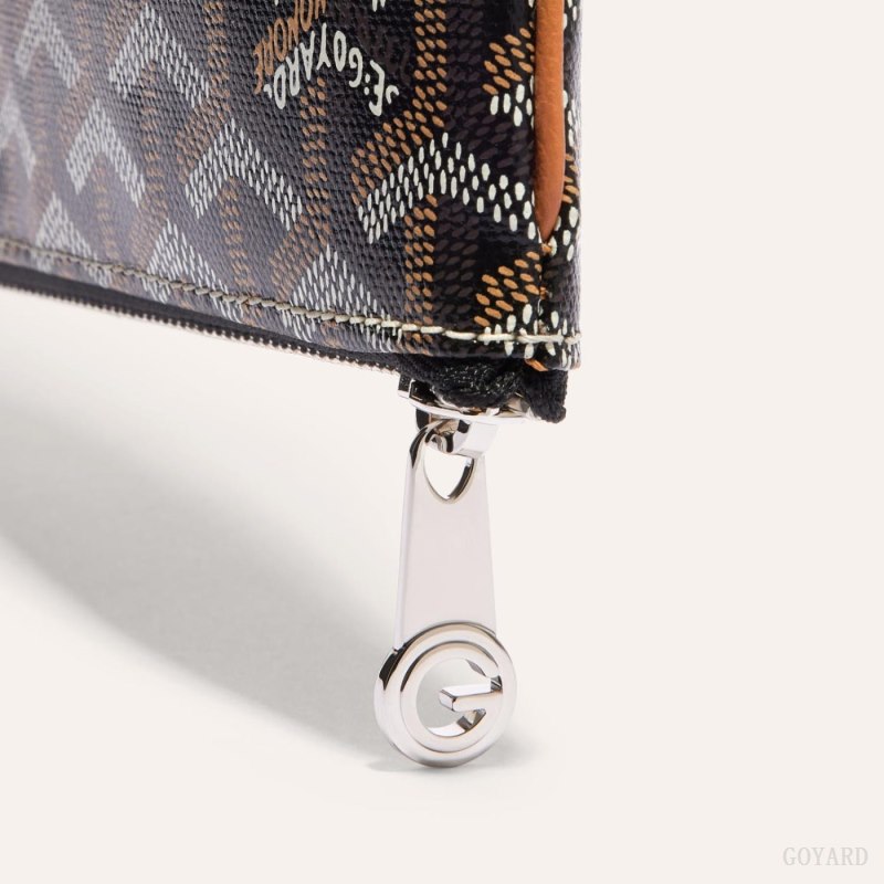 Goyard SENAT GM DOCUMENT CASE Pouches Svarte Brune | GY-XPC5350