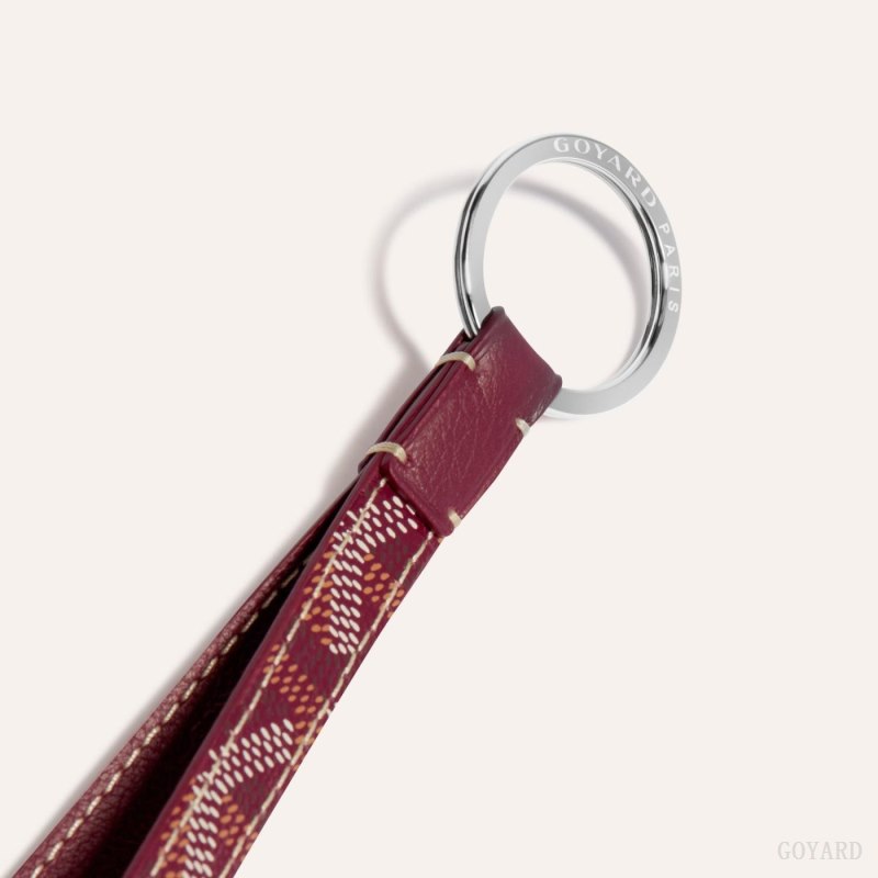 Goyard SESAME KEY RING Nøkkelringer Burgunder | GY-ZDV5003