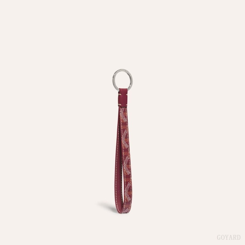Goyard SESAME KEY RING Nøkkelringer Burgunder | GY-ZDV5003