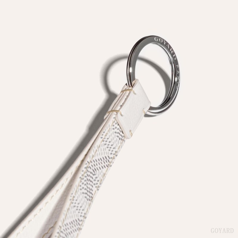 Goyard SESAME KEY RING Nøkkelringer Hvite | GY-CYI1917