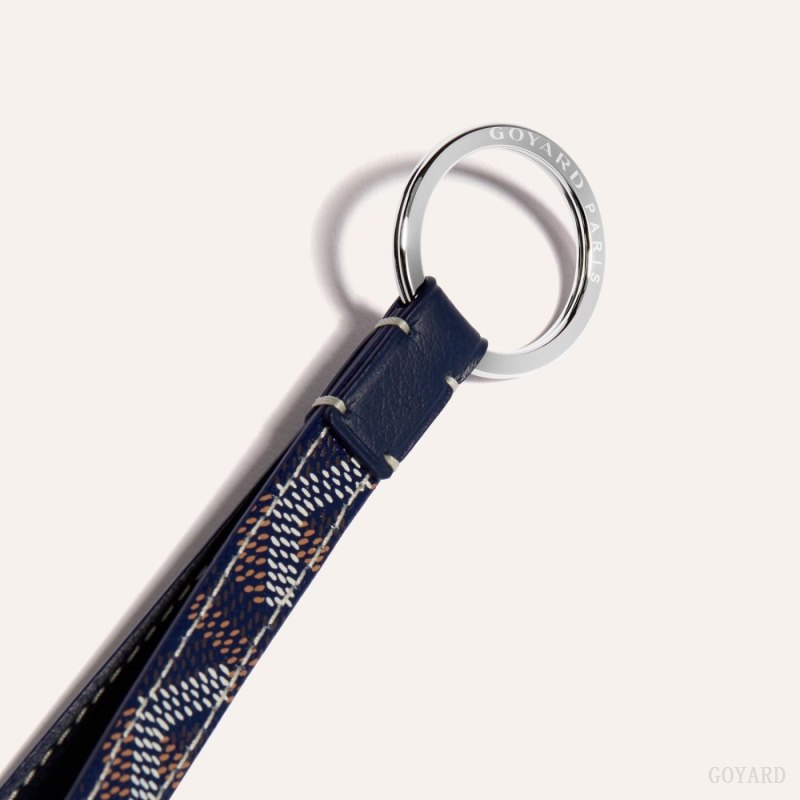 Goyard SESAME KEY RING Nøkkelringer Marineblå Blå | GY-MXQ8023