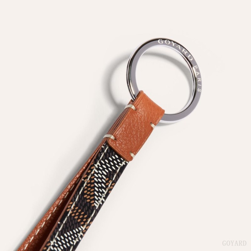 Goyard SESAME KEY RING Nøkkelringer Svarte Brune | GY-COH6060