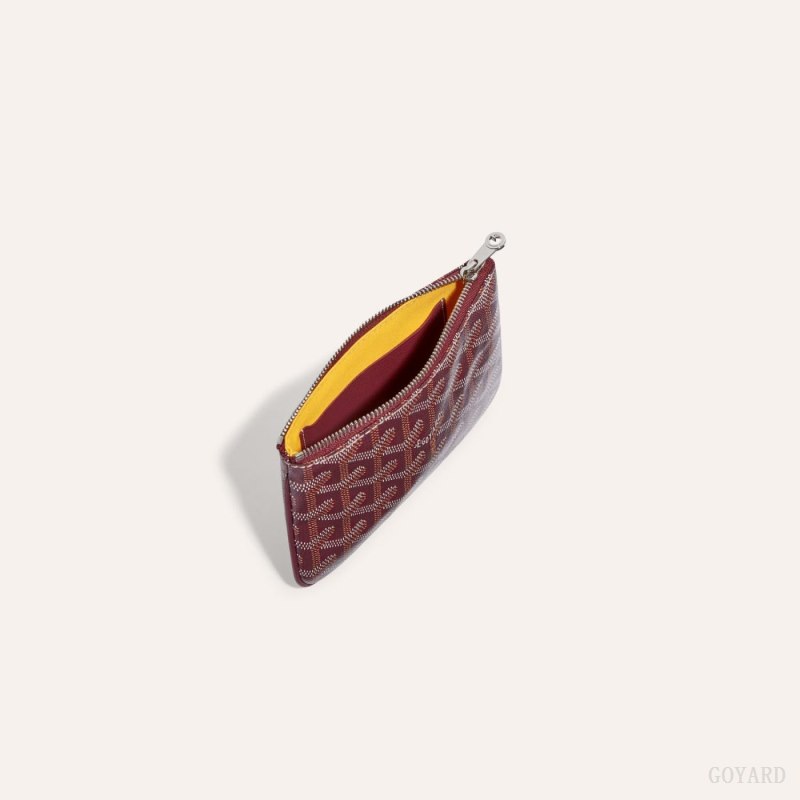 Goyard SÉNAT MINI WALLET Lommebok Burgunder | GY-YCD3495