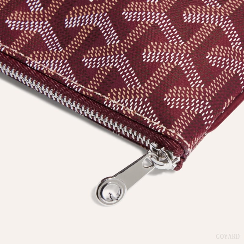 Goyard SÉNAT MINI WALLET Lommebok Burgunder | GY-YCD3495