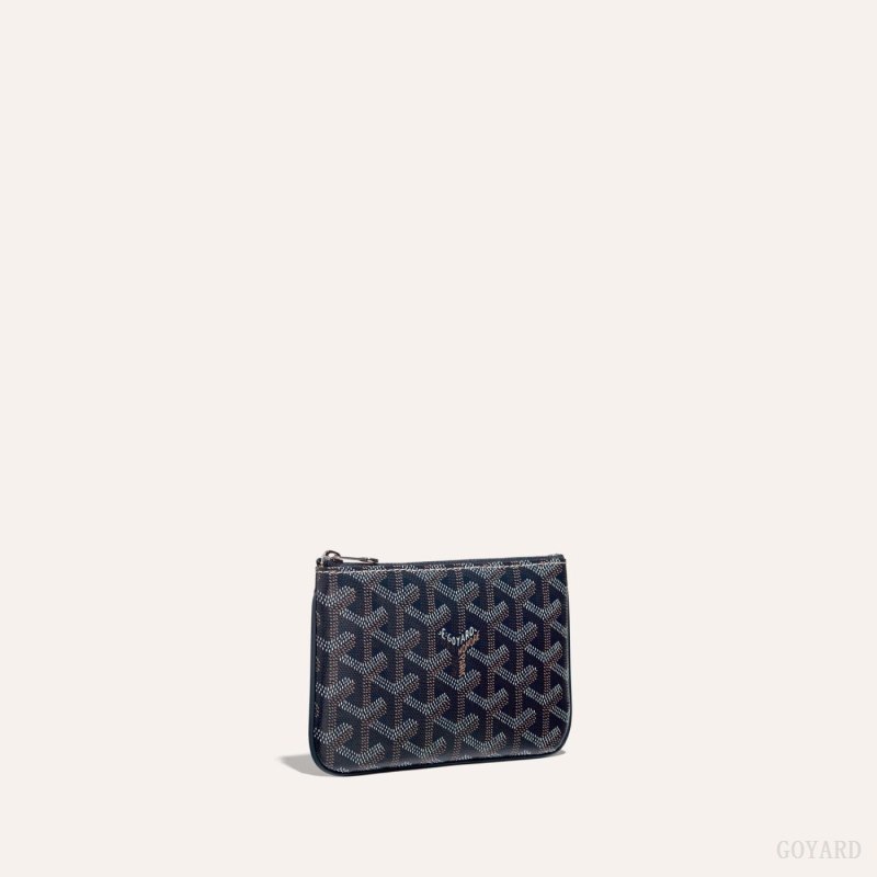 Goyard SÉNAT MINI WALLET Lommebok Marineblå Blå | GY-QAM5988