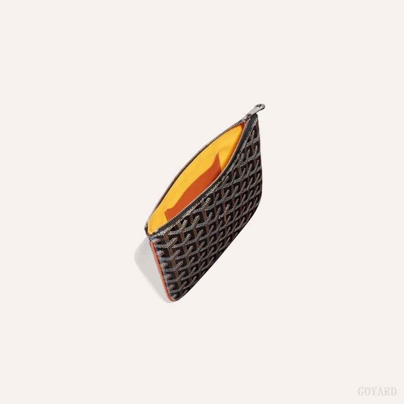 Goyard SÉNAT MINI WALLET Lommebok Svarte Brune | GY-WJW3713