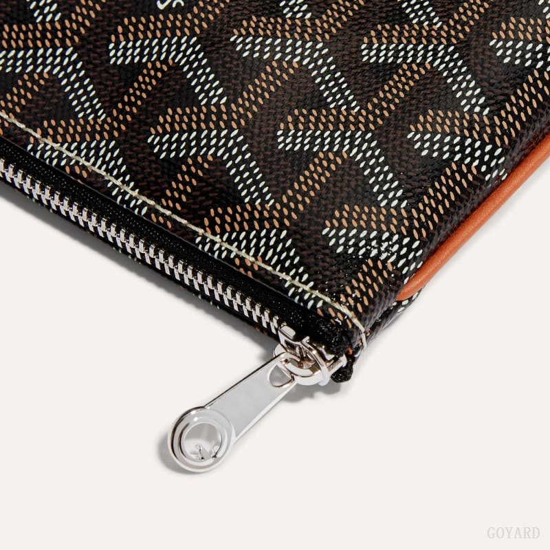 Goyard SÉNAT MINI WALLET Lommebok Svarte Brune | GY-WJW3713