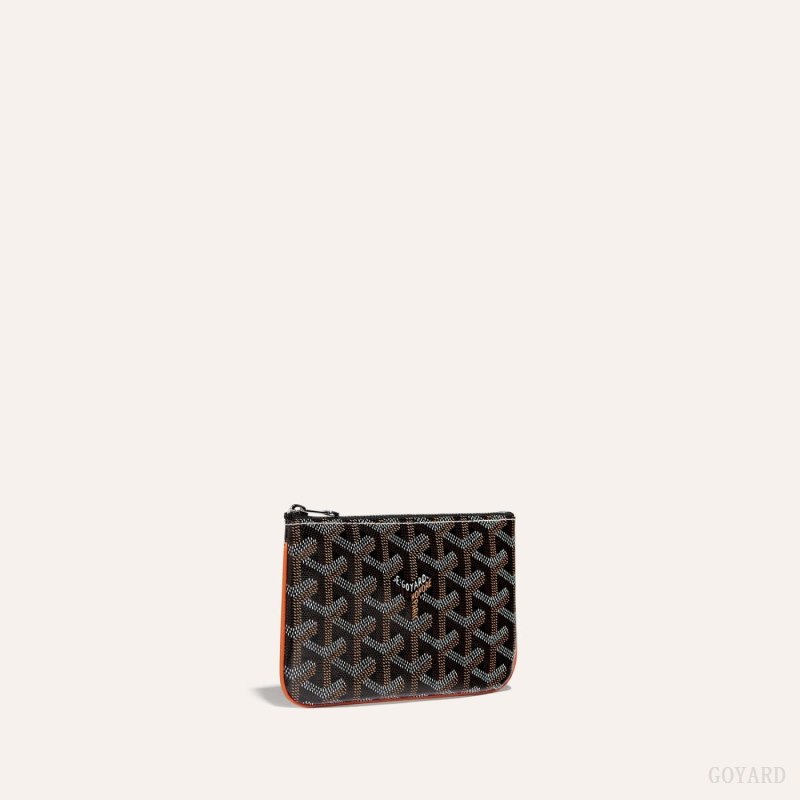 Goyard SÉNAT MINI WALLET Lommebok Svarte Brune | GY-WJW3713