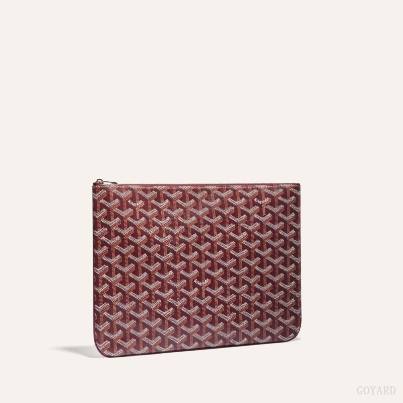 Goyard SÉNAT MM POCKET Accessories Burgunder | GY-BBA8849