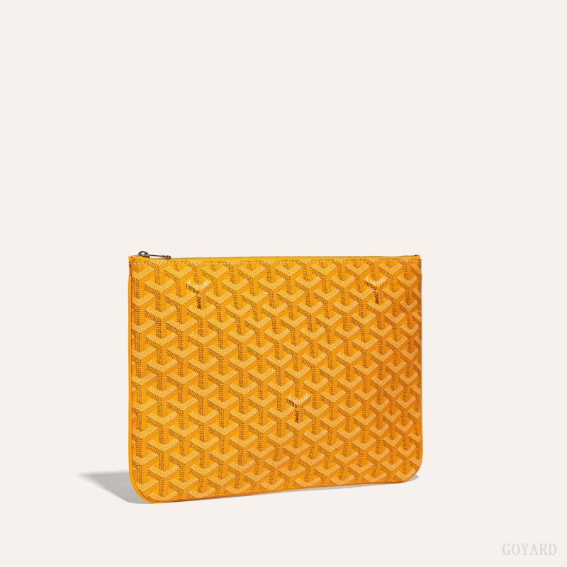 Goyard SÉNAT MM POCKET Accessories Gul | GY-DKL4492