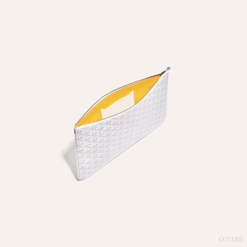 Goyard SÉNAT MM POCKET Accessories Hvite | GY-ZLS2110