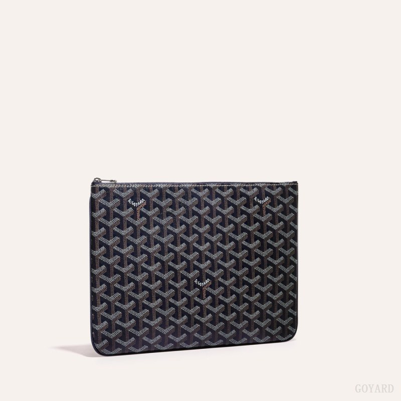 Goyard SÉNAT MM POCKET Accessories Marineblå Blå | GY-KQP9109