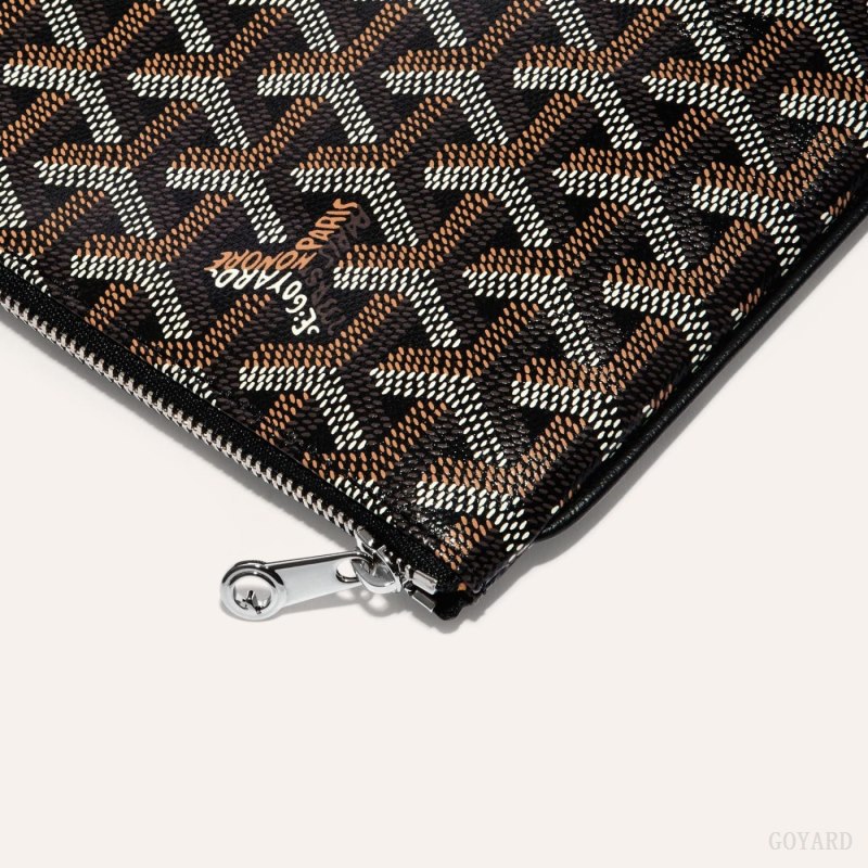 Goyard SÉNAT MM POCKET Accessories Svarte | GY-YCT9862