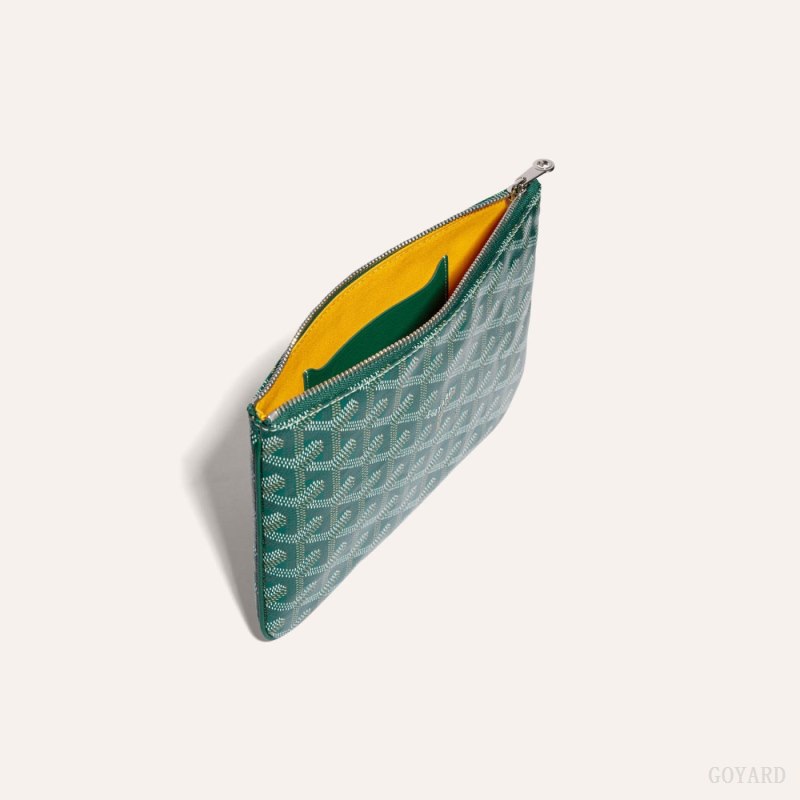 Goyard SÉNAT PM POCKET Små Skinnvarer Grønn | GY-SCG5264